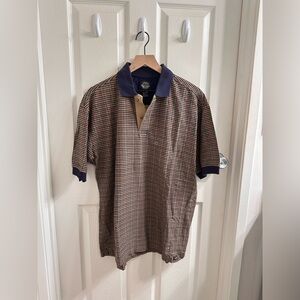 Vintage Plaid Polo - NWT - M